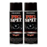 PIG SPIT Original bottle spray showing easy spray-on application for fast surface care