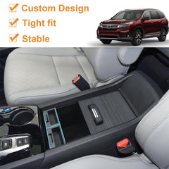PIMCAR center console insert blends with vehicle interior.