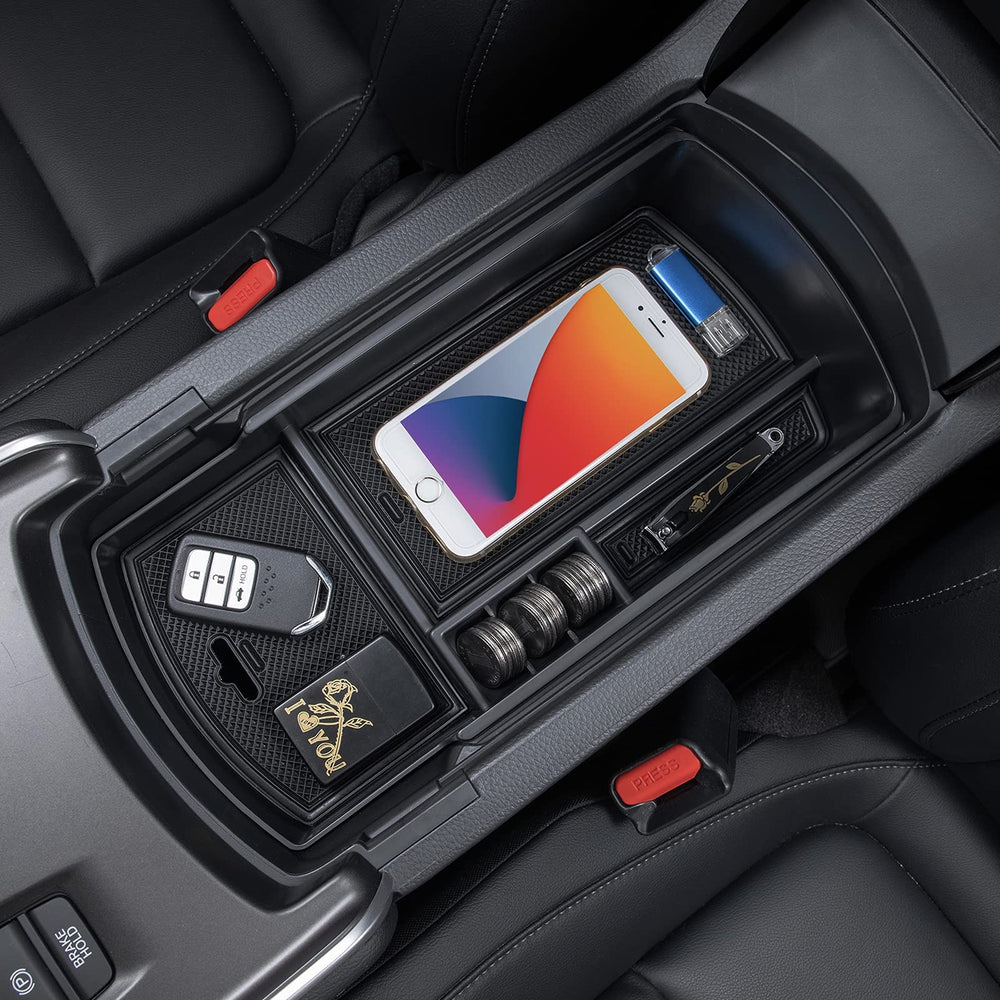 PIMCAR center console organizer for Honda Accord on top tray keeps small items tidy