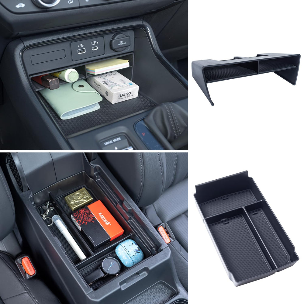 PIMCAR center console organizer for Honda CR-V, keeps essentials within reach