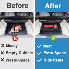 PIMCAR hidden compartment provides discreet storage in the Accord console.