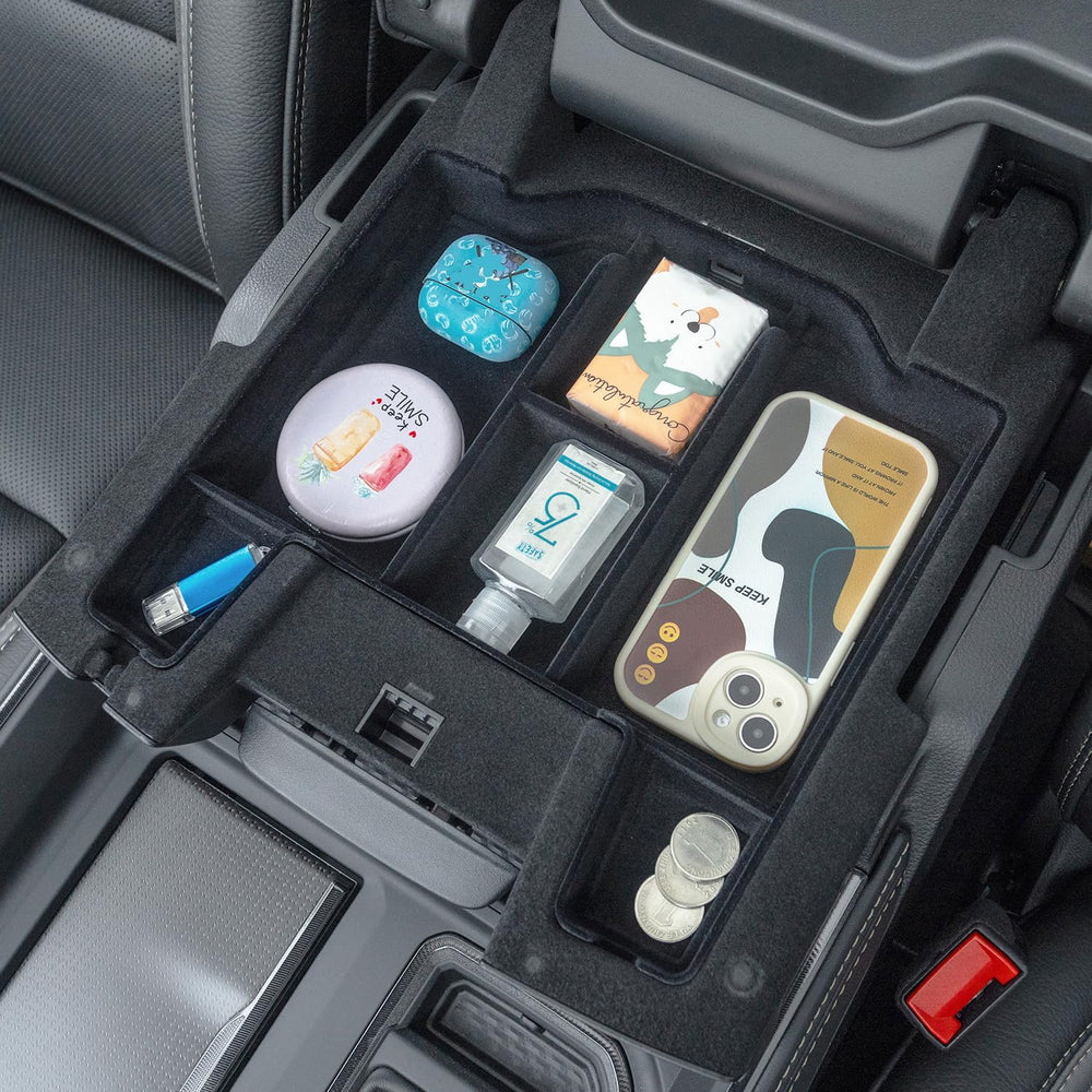 PIMCAR flocked interior liner reduces movement of items