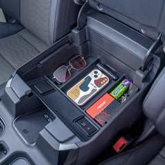 PIMCAR center console organizer main compartment for organized essentials.