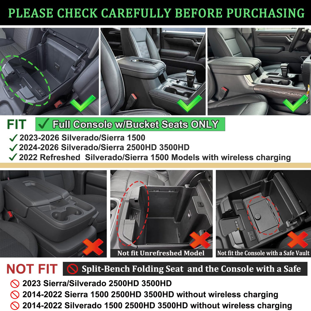 PIMCAR center console organizer top tray adds extra surface storage.