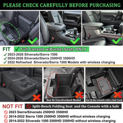 PIMCAR center console organizer top tray adds extra surface storage.