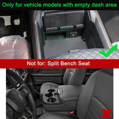 PIMCAR RAM center console drawer with forward-facing handle for quick access.