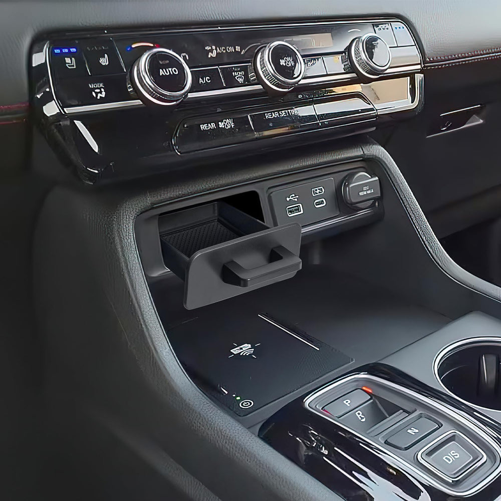 PIMCAR interior-organization tray enhances daily commutes with tidier surfaces.