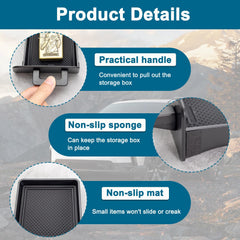 PIMCAR pull-handle drawer lets you access items smoothly during drives.