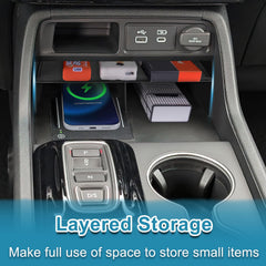 PIMCAR center console organizer fits Honda Pilot 2023–2025, tool-free.