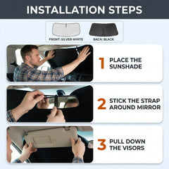 PinBaoLaLa Accord shade protects the dash and upholstery from sun damage.