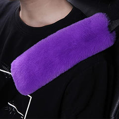 Pinbola purple seatbelt shoulder pads add comfort on long drives