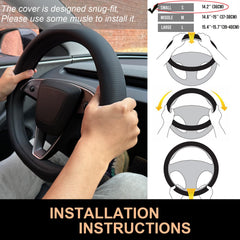 Easy 60-second tool-free installation with secure inner grip.