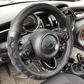PINCTROT steering wheel cover with 3D honeycomb grip for secure handling