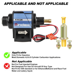 Pindex 12s 12V power connector for simple vehicle wiring.