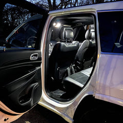 Pinihed Suburban cargo trunk lights improve loading and organization.