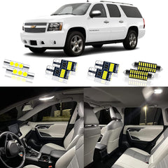 Pinihed Suburban front map lights illuminate the dashboard area for easier night-time reading.