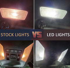 Pinihed Suburban rear dome lights brighten the rear cabin for passenger clarity.