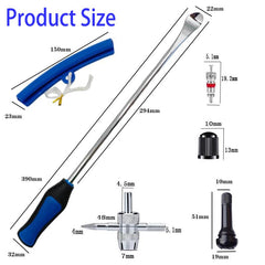 PINKJOY valve cores included for reliable air sealing.