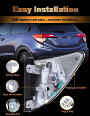Pinkomoto HR-V left tail light with IP68 sealing for weather resistance