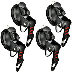 Pioleackflew heavy-duty suction cup hooks ensure secure adhesion on smooth surfaces.