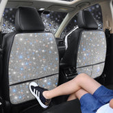 Pirador Bling crystal car seat back protectors with storage keep upholstery clean and organized.