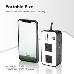 PiSFAU dual USB charger supports multiple devices simultaneously during travel.