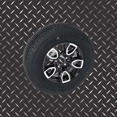 Pit Posse 802 wall mount bracket with lifetime warranty for trailer tires.