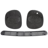 PIT66 dash defrost vent cover panel front view shows precise fit for your dash