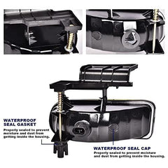 pit66 fog lights driver side for Chevy Suburban 1500/2500 2000-2006 improve weather visibility.