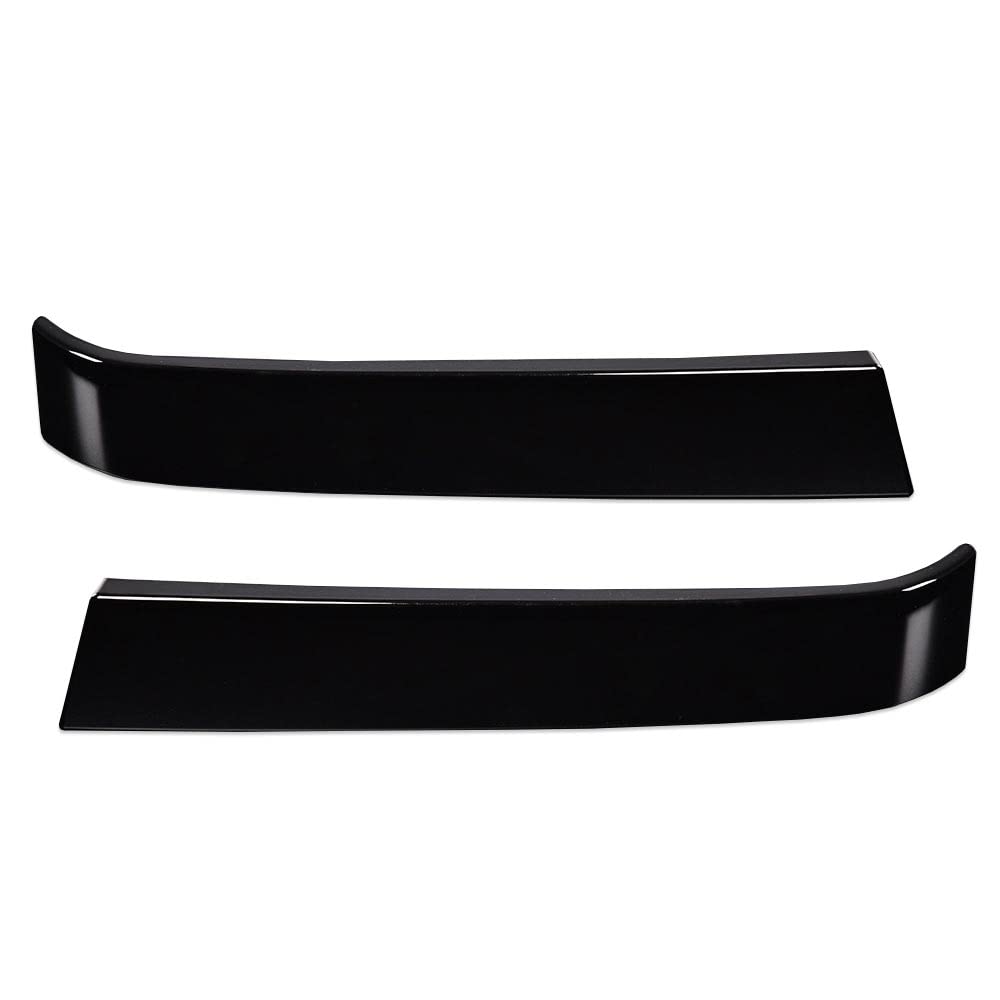 PIT66 grille trims set driver-side black for Silverado 2003-2007, seamless factory look.