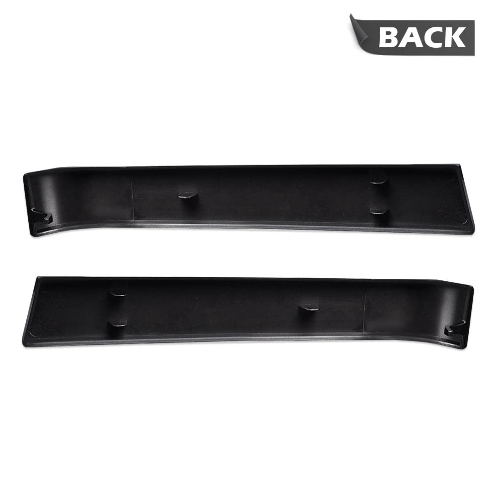 PIT66 grille trims set passenger-side black for Silverado 2003-2007, seamless fit.