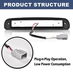 PIT66 LED 3rd brake light fits F-250/F-350 series for easy bolt-on upgrade.
