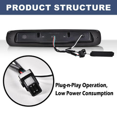 PIT66 LED third brake light features waterproof seal for reliable performance in rain.