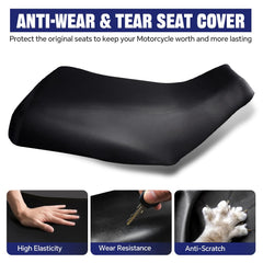 PIT66 splash-proof guard keeps seat clean after muddy outdoor sessions.
