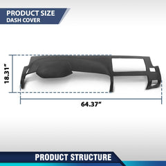 PIT66 TPE dash cover material close-up demonstrates durability.