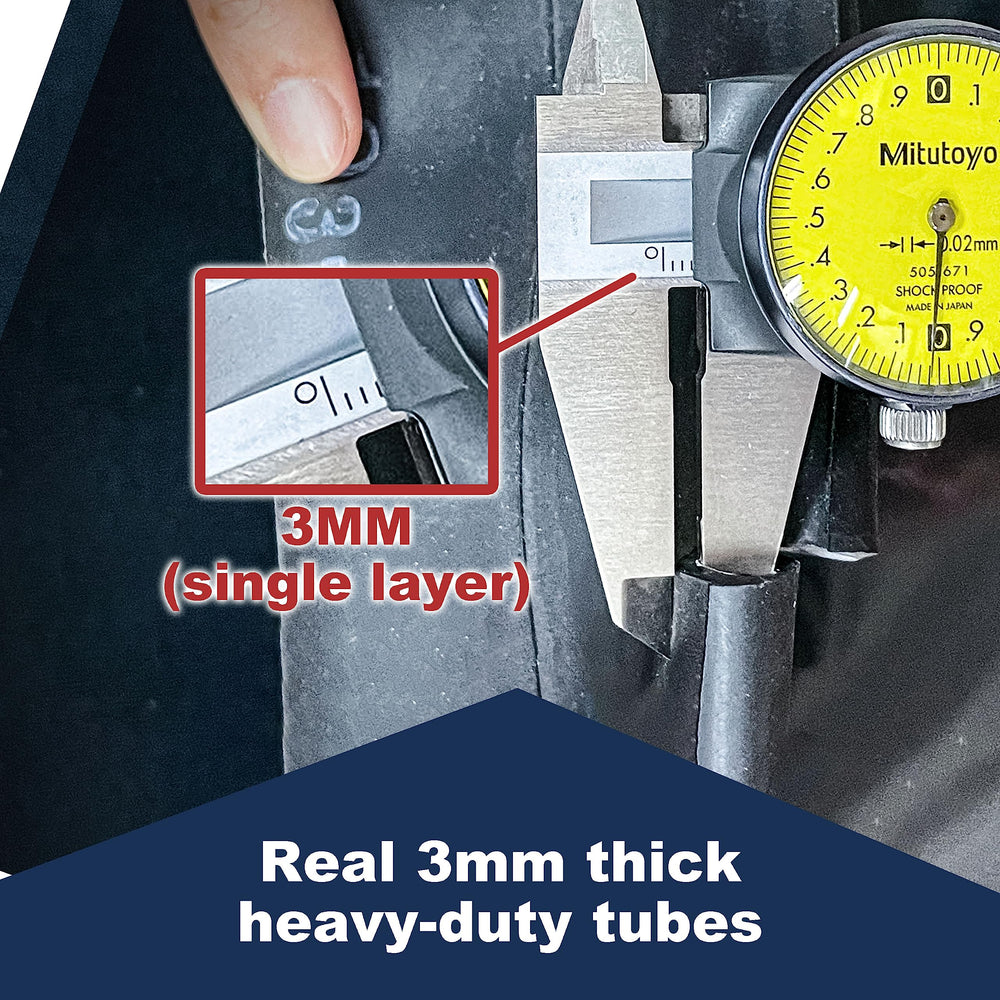 TR4 valve on Pivotrax inner tube enables stable inflation on tracks