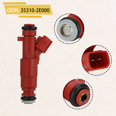 Pjvmvo 35310-2E000 fuel injectors — 12-hole spray design detail