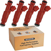 Pjvmvo 35310-2E000 fuel injectors pack of 4 — front view with reliable performance