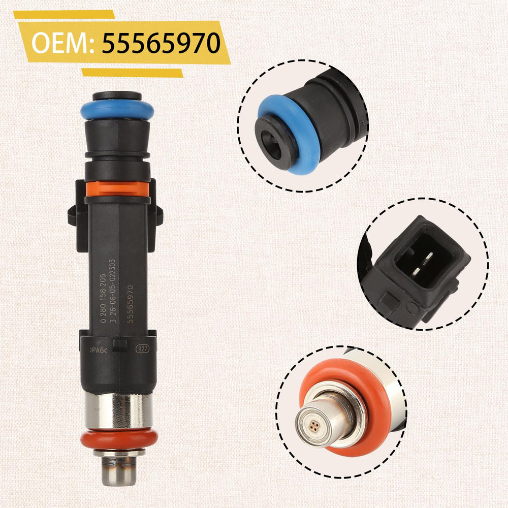 PJVMVO OE-tested fuel injectors 55565970 ready for straightforward installation