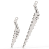 PKPKAUT 2pcs mini tech gauge with 32nds reads brake pad thickness quickly.