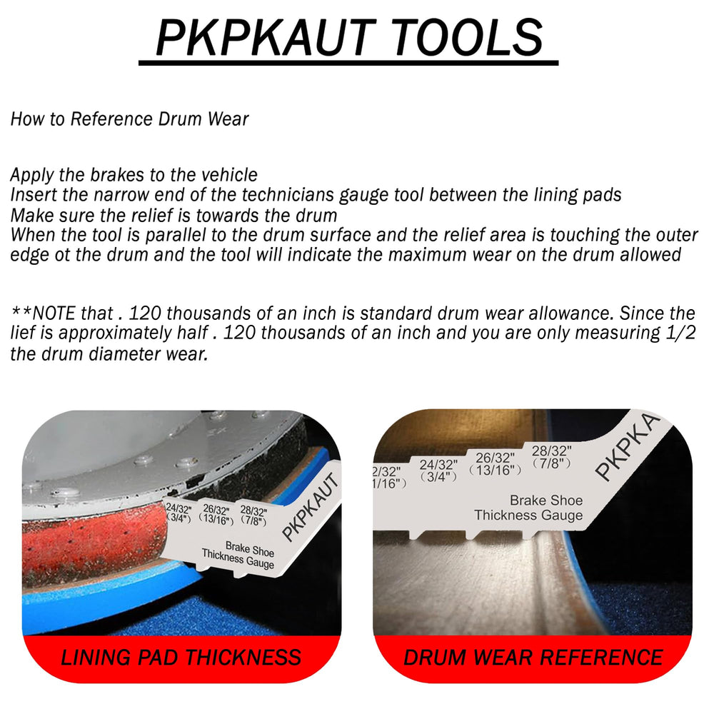 PKPKAUT pocket brake measurement tool enables on-the-go checks.