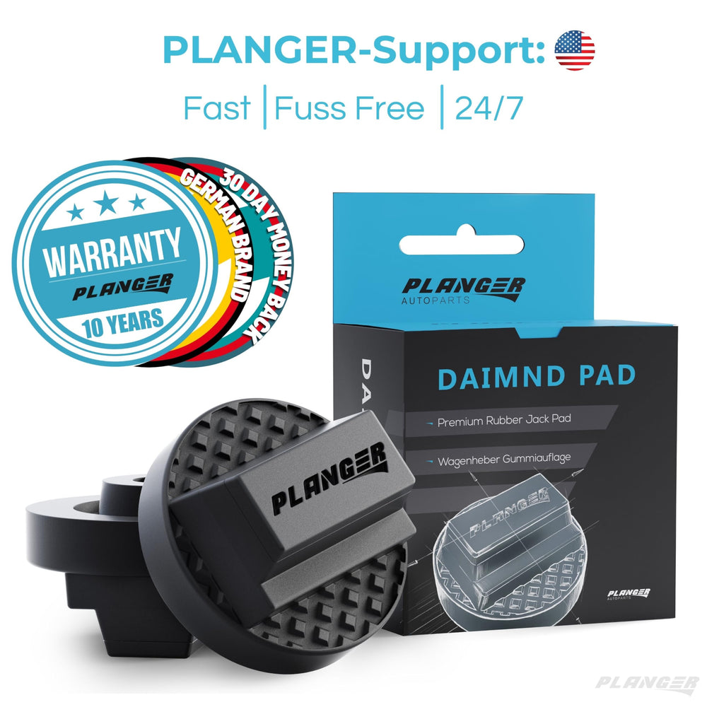 PLANGER Daimnd Pad dimensions 65mm top and 38mm bottom for compatibility