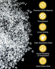 PLANTIONAL clear gel crystal beads for decorative displays and scents.