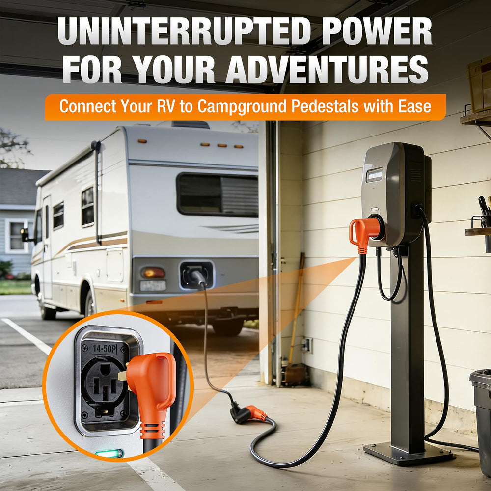 Plapower 14-50 extension cord suitable for Level 2 EV charging