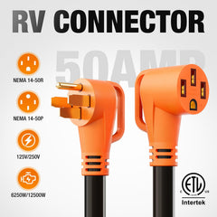 Plapower outdoor RV extension cord with IP65 waterproof rating for all-weather use