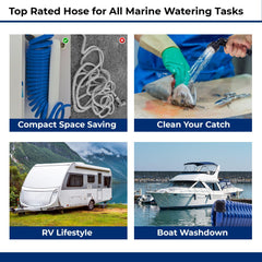Plastair Marine SpringHose drinking-water safe for onboard use.