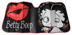 Plasticolor Betty Boop Timeless sunshade front view protects dashboard from UV rays
