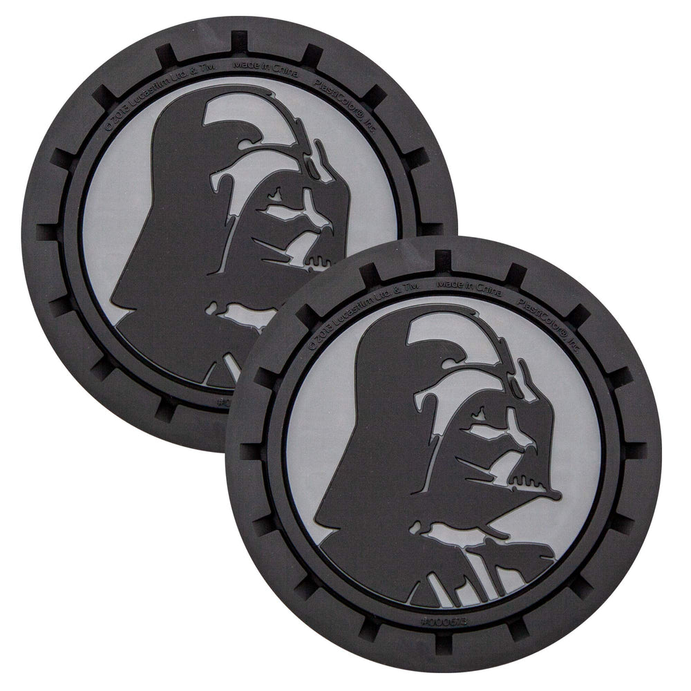 Plasticolor Darth Vader coasters are easy to clean with soap and water.