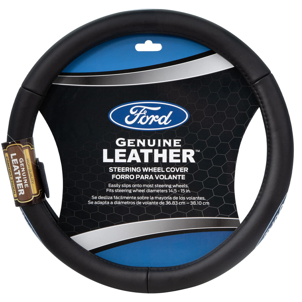 Embossed Ford oval logo on Plasticolor cover visible from all angles.