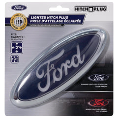 Plasticolor hitch cover glows as running light and brake light.